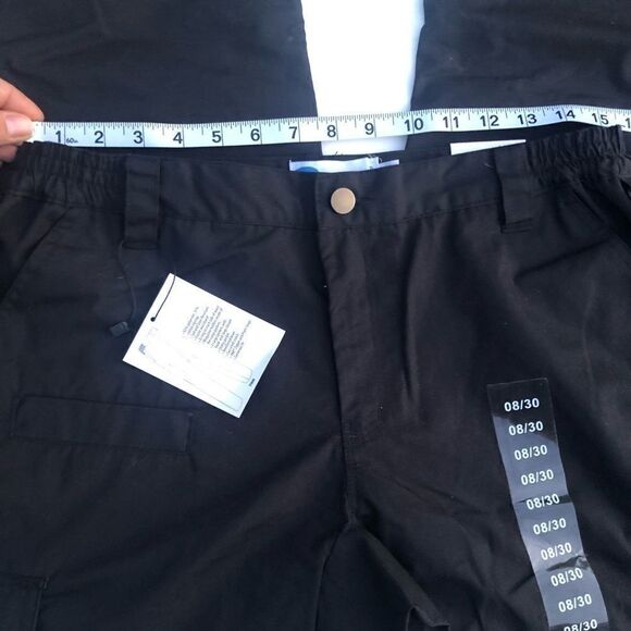 Galls Women's Tac Force Tactical black cargo work carpenter pants 8/30 - Picture 11 of 13